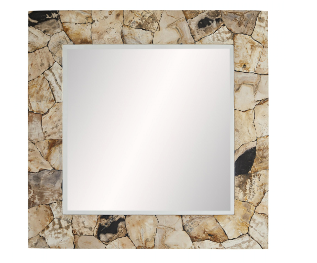 Arteriors Home Sierra Mirror made from petrified wood